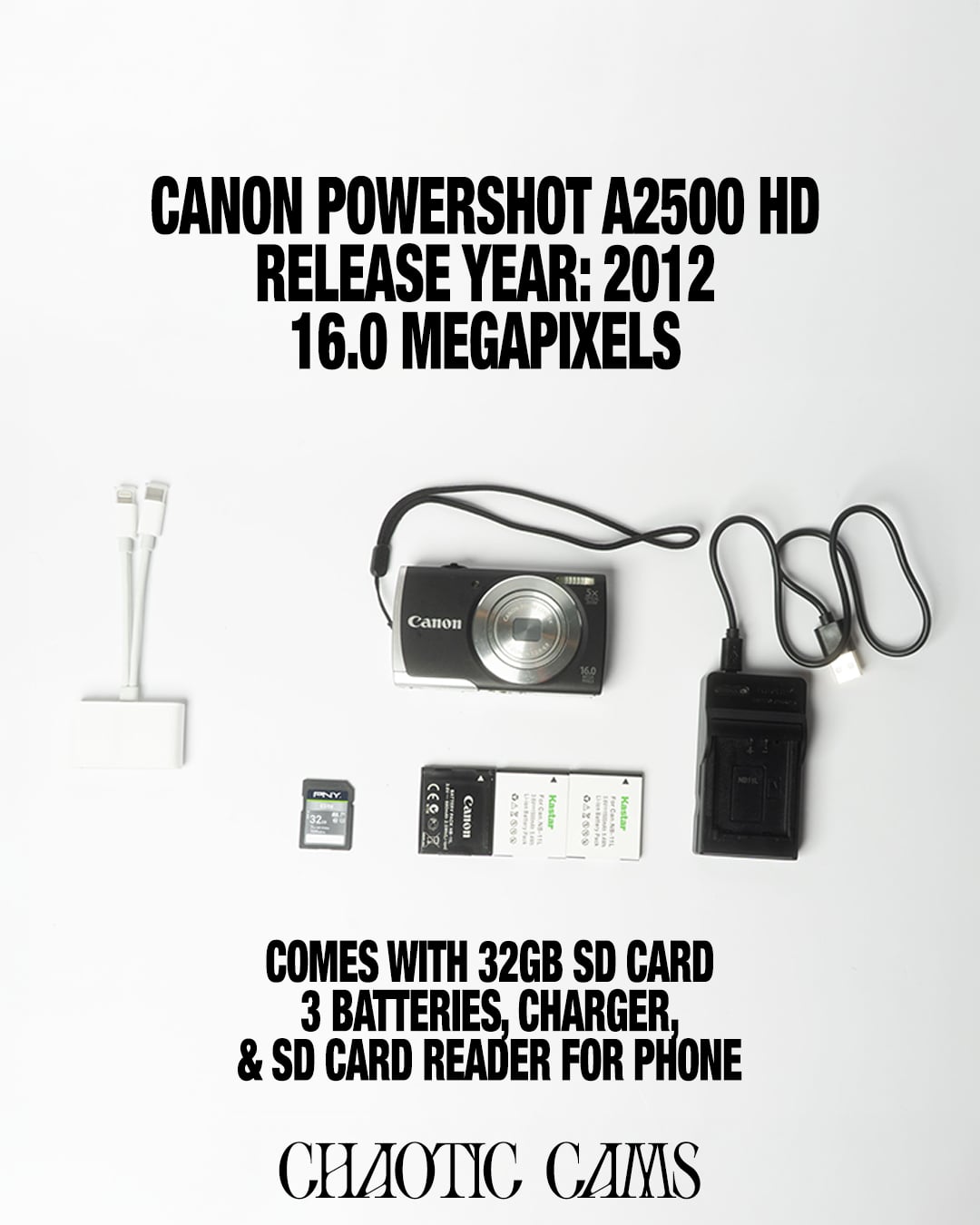 Canon Powershot A2500 HD